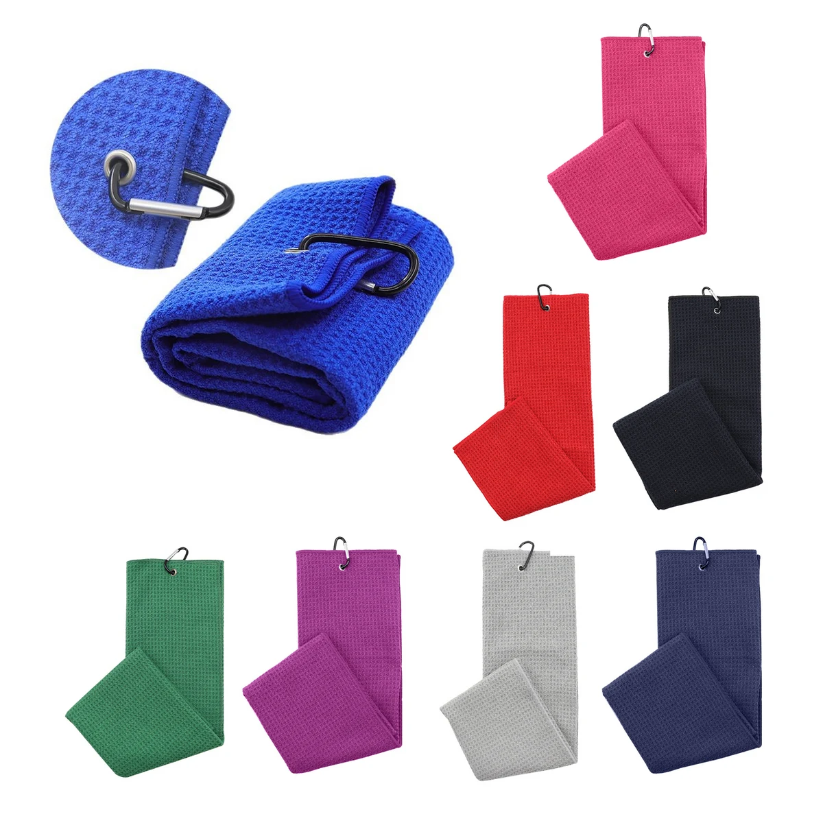 15" x 23" Sports Waffle Golf Towel 1