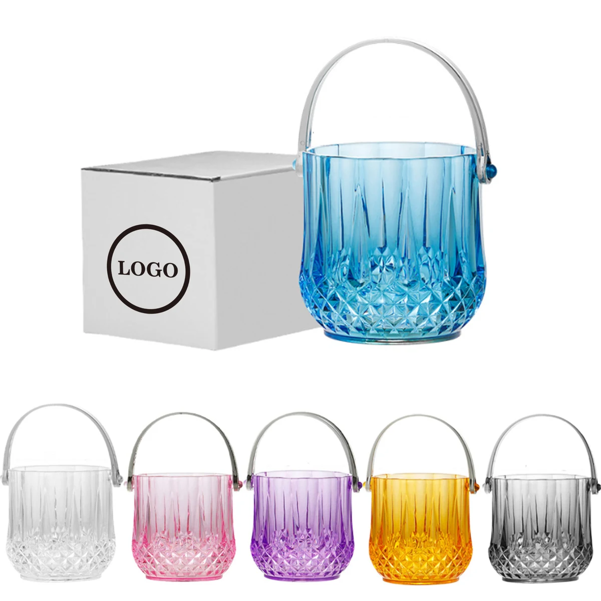 40oz Plastic Ice Bucket 1