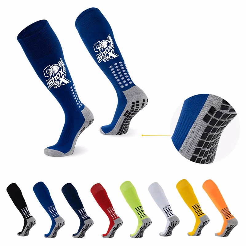 MOQ 50 Anti-slip Long Football Socks