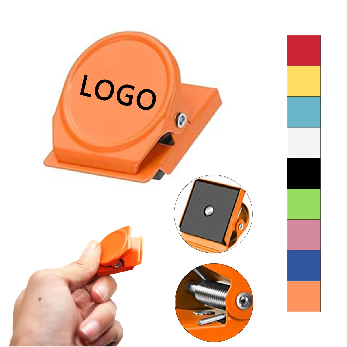 Small Portable Magnetic Receipt Note Clip 1