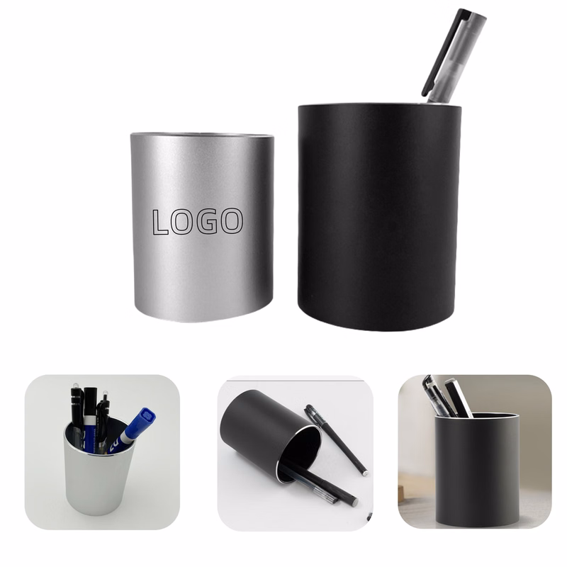 Metal Pencil Holder Cup Stationery Organizer