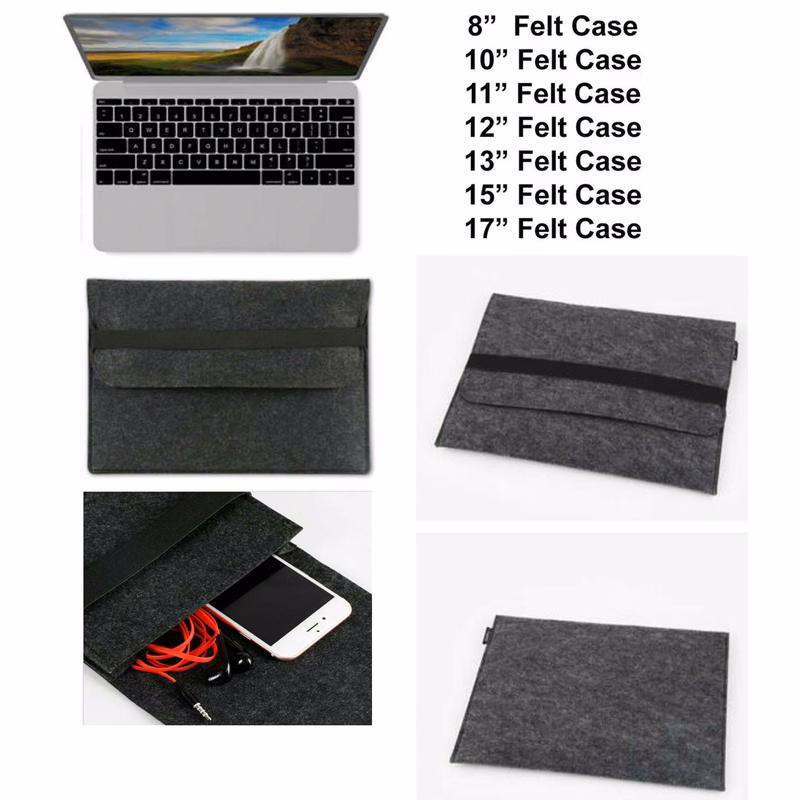 iBank ® 17" Felt Sleeve Case with pocket for Laptop Tablet