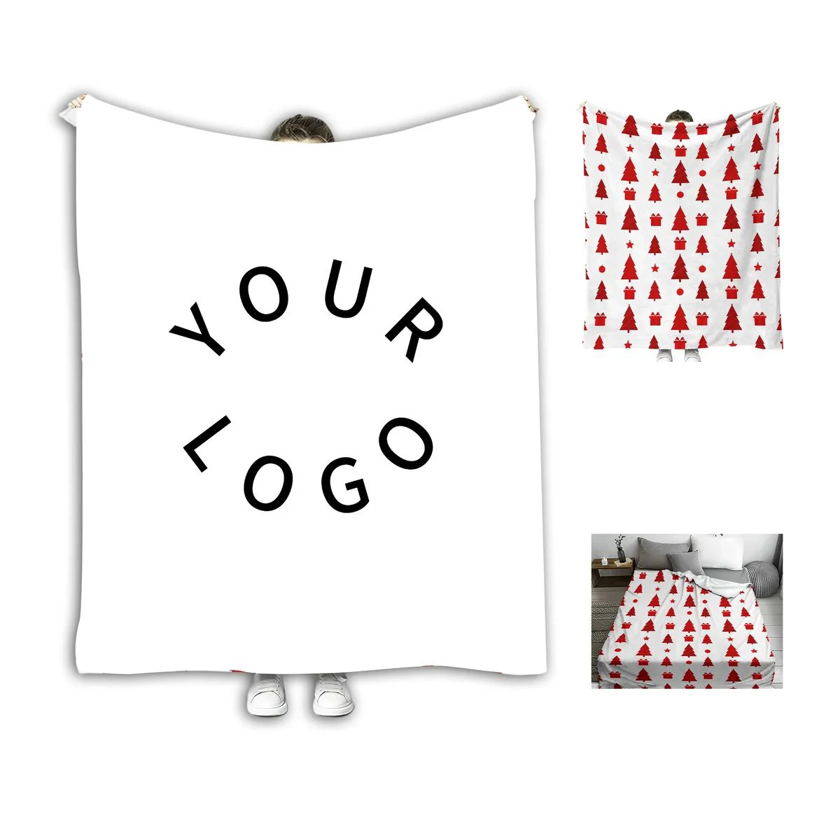 Cozy Christmas Blanket for Winter Decor 1