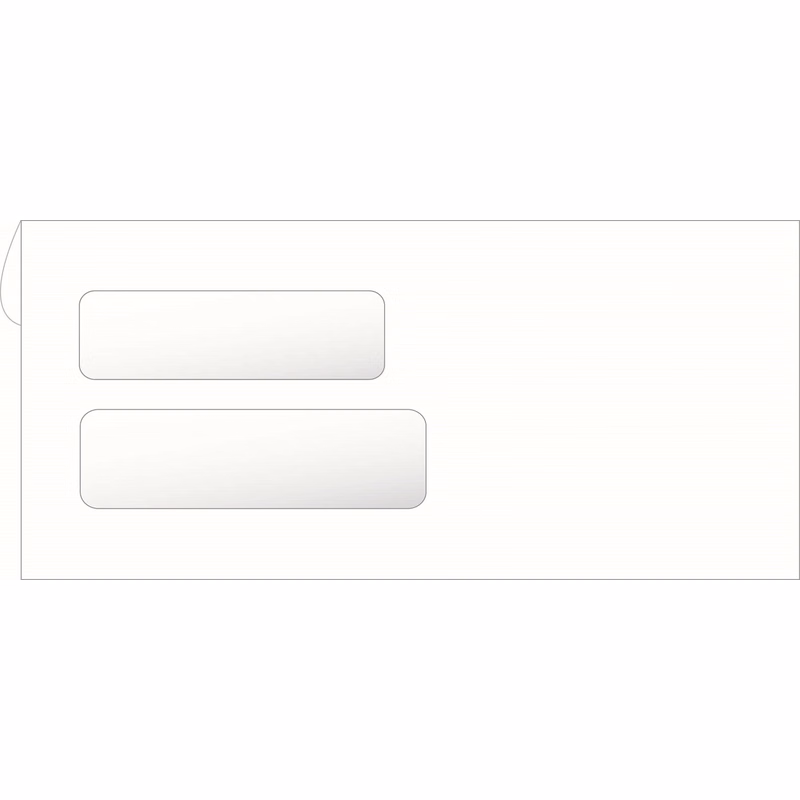 Window Envelopes - Double, Form Compatible