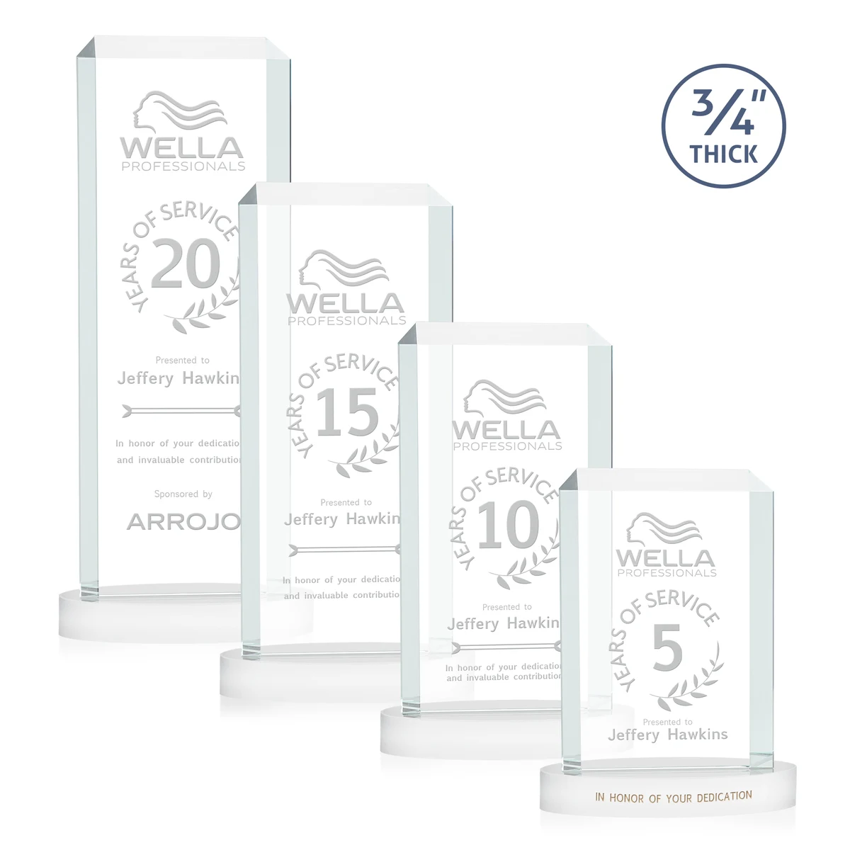 Dalton Award on Alberton Base - White 1