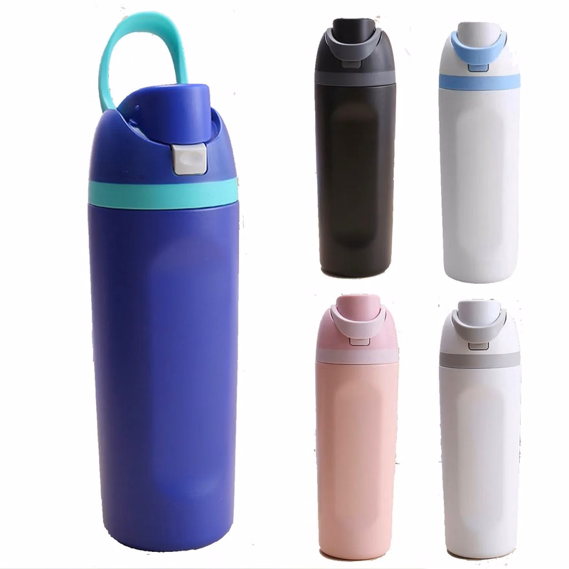 Insulated Stainless Steel Water Bottle with Straw