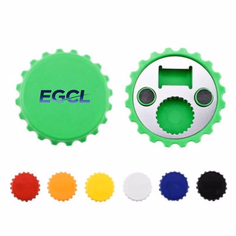 Beer bottle cap corkscrew, fridge magnet corkscrew