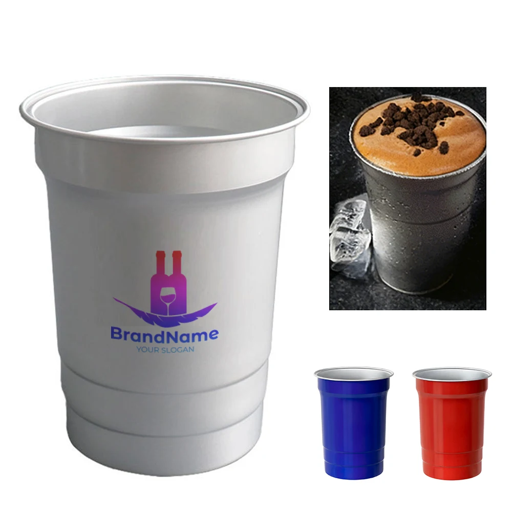 20 oz. Recyclable Reusable Aluminum Party Cup 1