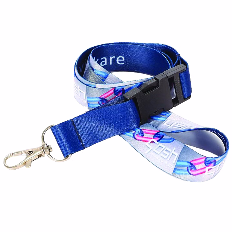 1" Dye Sublimation Lanyards with Buckle Release
