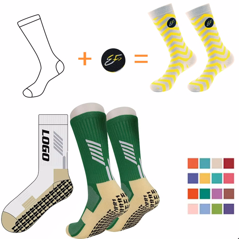 Classic Custom Cotton Crew Socks Knit In