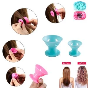 Silicone Hair Rollers Clip Curler Set 20 Pieces 10 Large And 10 Small 1