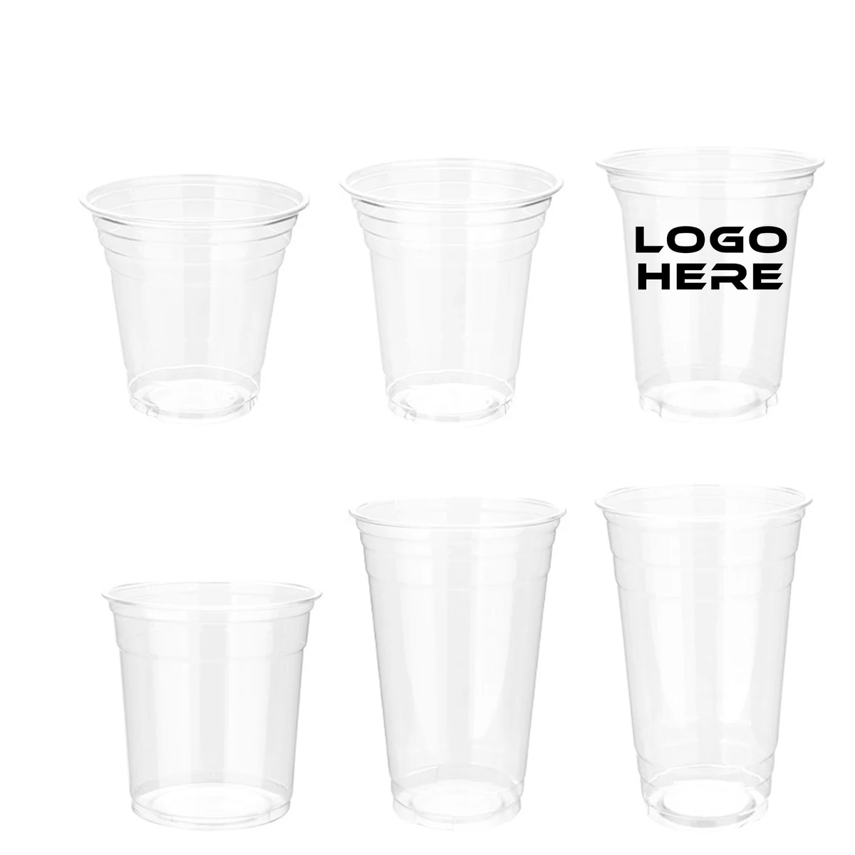 500 Pack 16oz Clear Plastic Disposable Cups 1