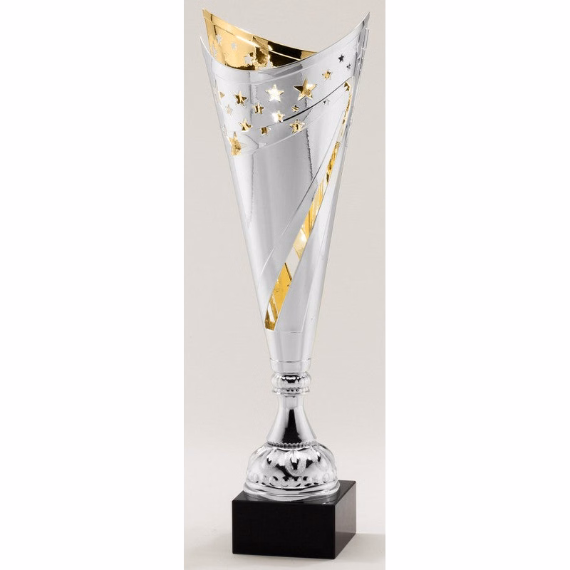 Gold Laser Cup On A Black Marble Base