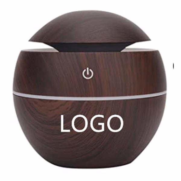 Mini USB Wood Grain Aromatherapy Diffuser Humidifier