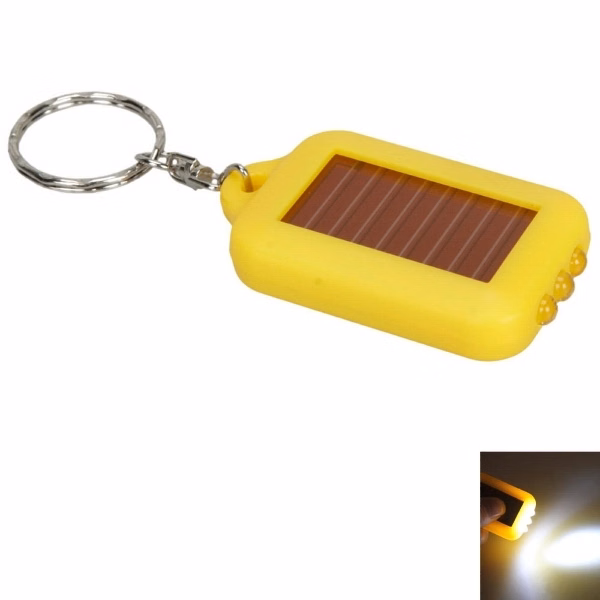 LED Solar Energy Keychain