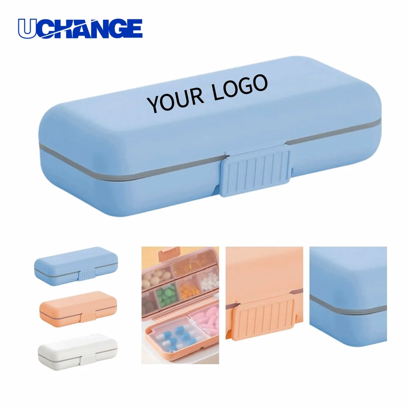 Pill Storage Box Organizer Small with Earphone Shape Design