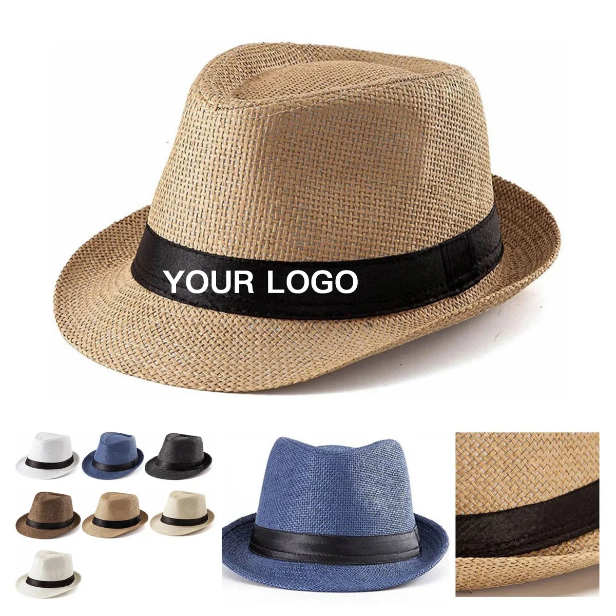 Papyrus Straw UV Protection Beach Hat 1
