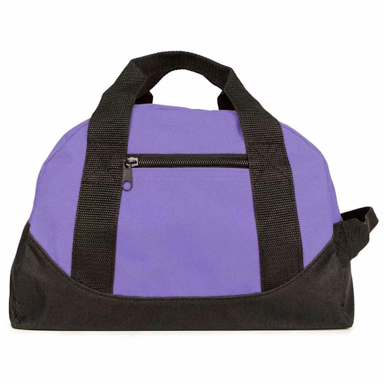 Two-Tone Duffle Bags Purple/Black