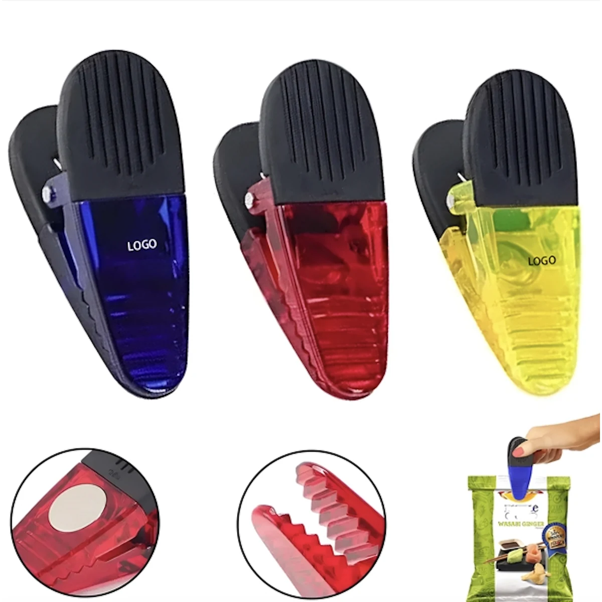 Plastic Clips with Magnet 1