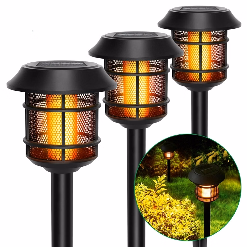 36 Led Solar Flame Lamp Outdoor