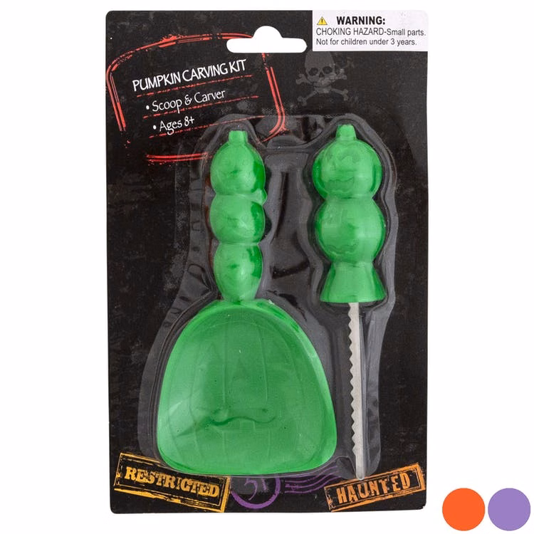 Pumpkin Carving Kits - Scoop & Carver 3 Colors