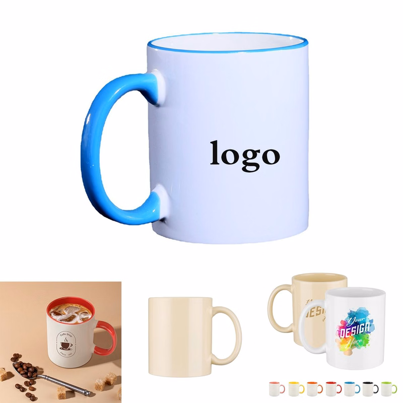 11 OZ Vibrant Classic Ceramic Coffee Mug

