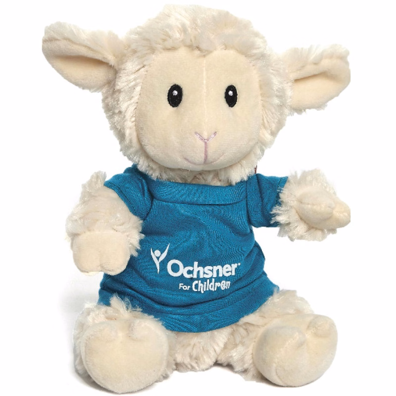 Super Soft Stuffed Animal, 8"- Sitting Sheep/Lamb