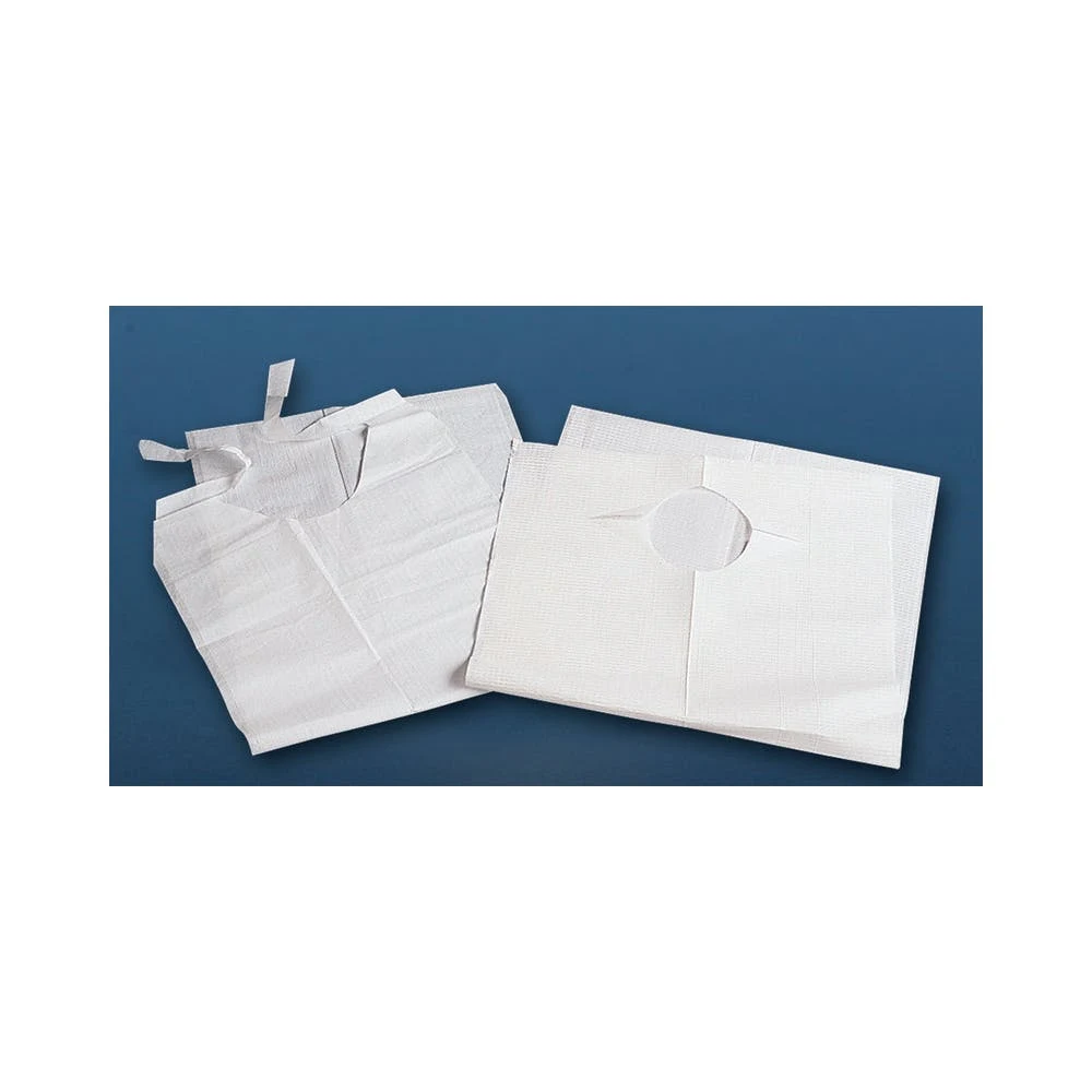 Disposable Plastic Bibs - Waterproof 24" X 16" 1