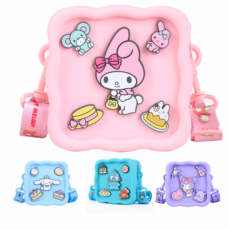 Cartoon Silicone Crossbody Bag