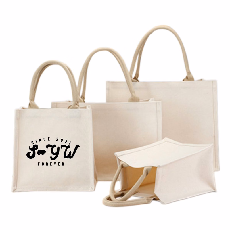 Reusable Gift Canvas Shopping Tote