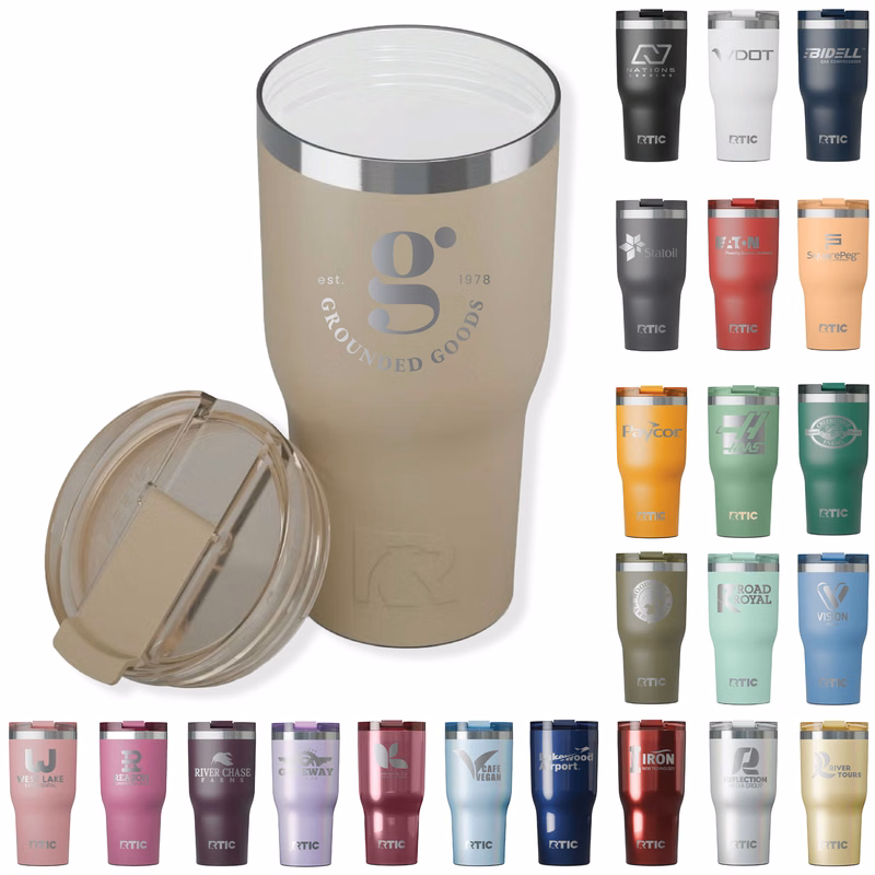 RTIC 30oz Ceramic Lined Stainless Steel Tumbler