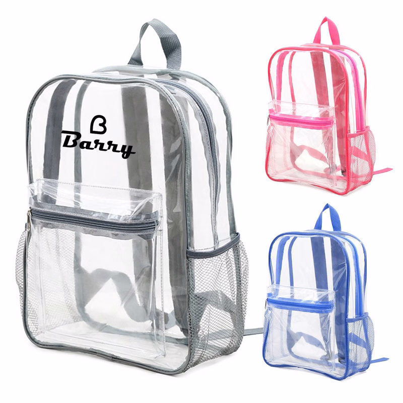 Transparent PVC Backpack For Outdoor Sports