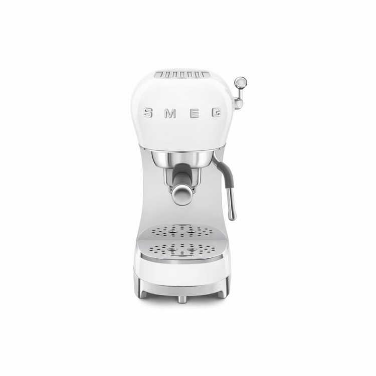 SMEG Espresso Coffee Machine - White Glossy