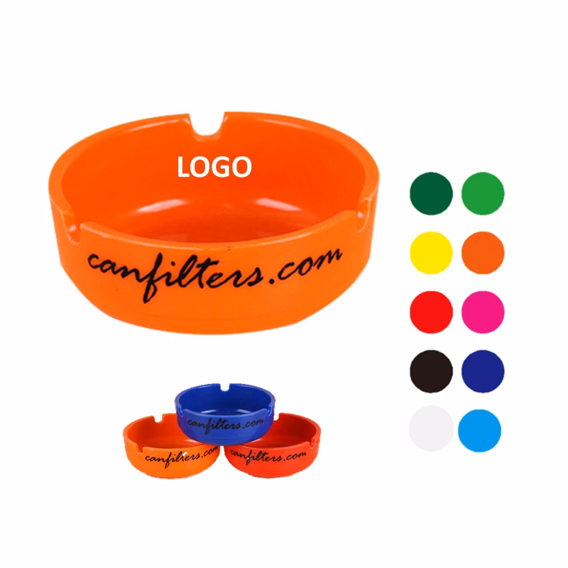 Portable Custom Plastic Round Ashtray