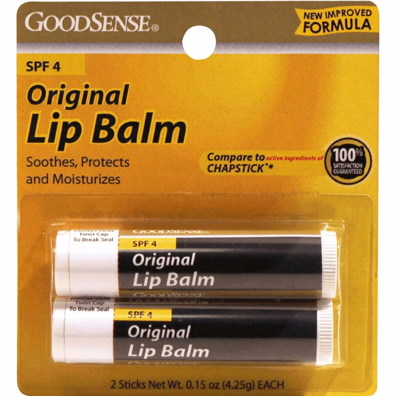 GoodSense Original Lip Balm - 0.14 oz 3 Pack