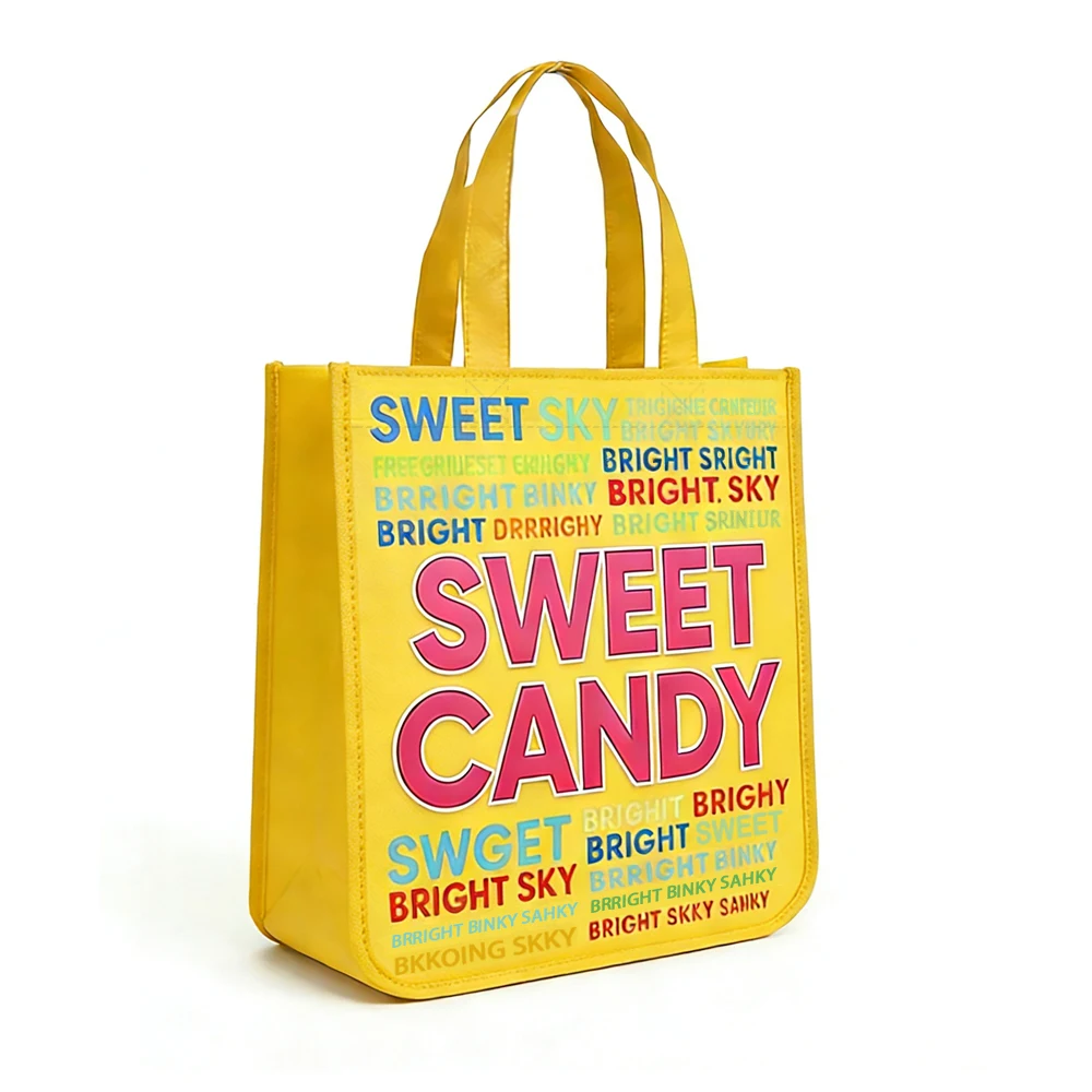 Non-Woven Curve Bottom Tote Bag 1