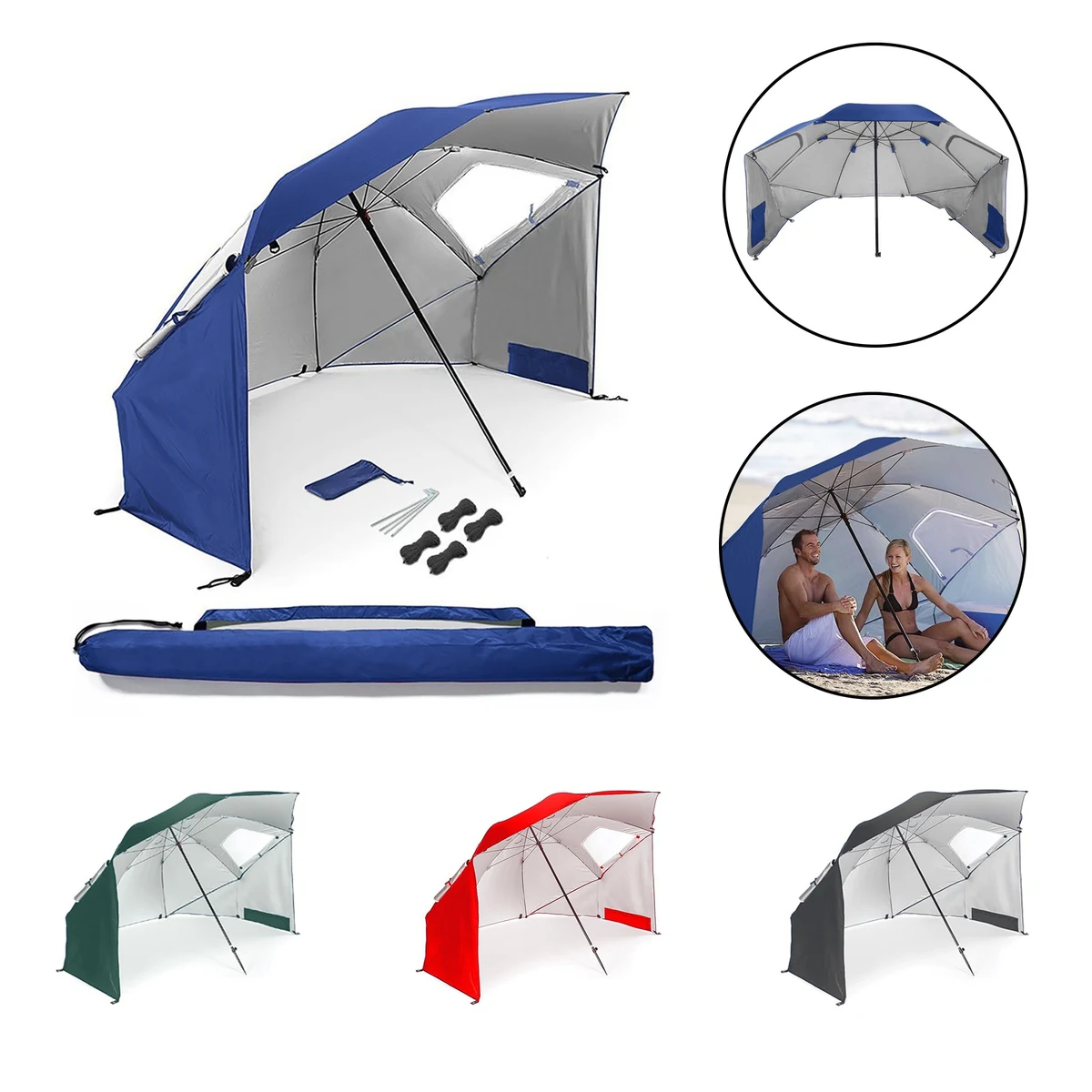 Foldable Beach Tent Umbrella 1
