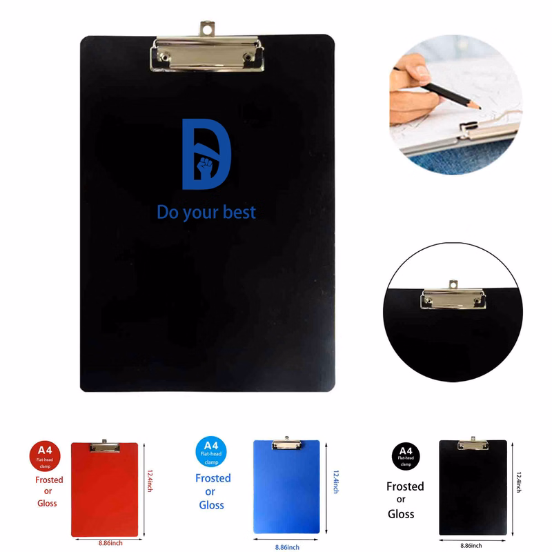A4 Folder With Metal Clip
