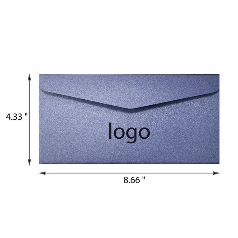 Thickened metallic lustrous logo business envelope