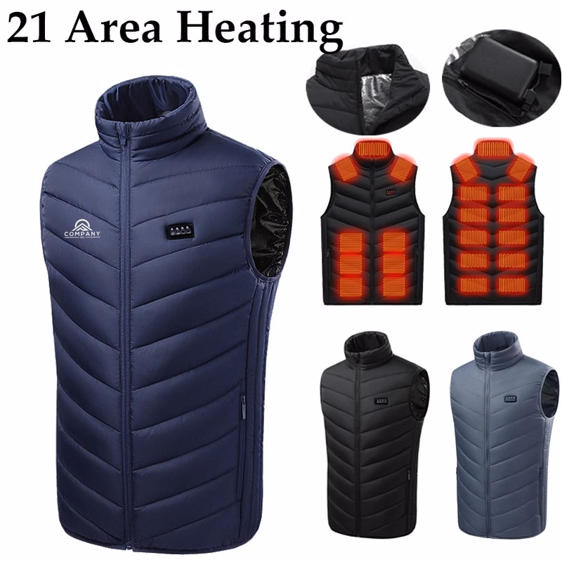 21 Area Rechargeable Winter Heated Vest