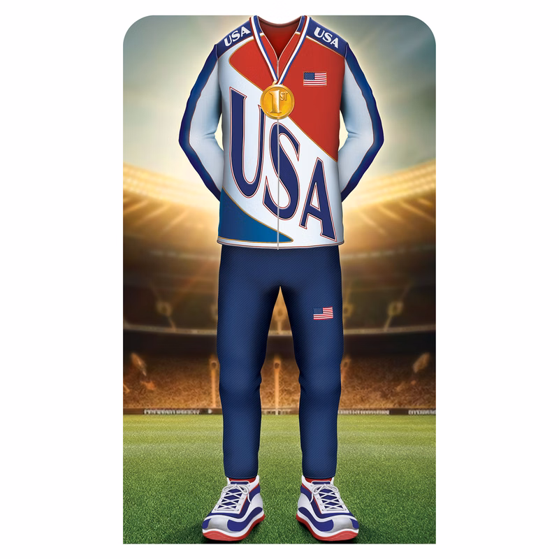 Int'l Sports Boy Athlt Pht Prop Std-Up