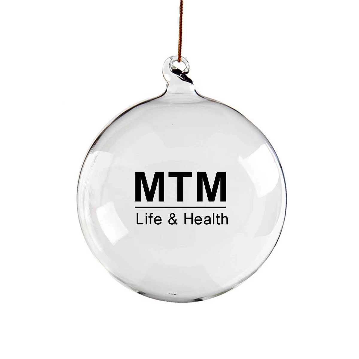 3 Inch Glass Christmas Ball Ornament 1