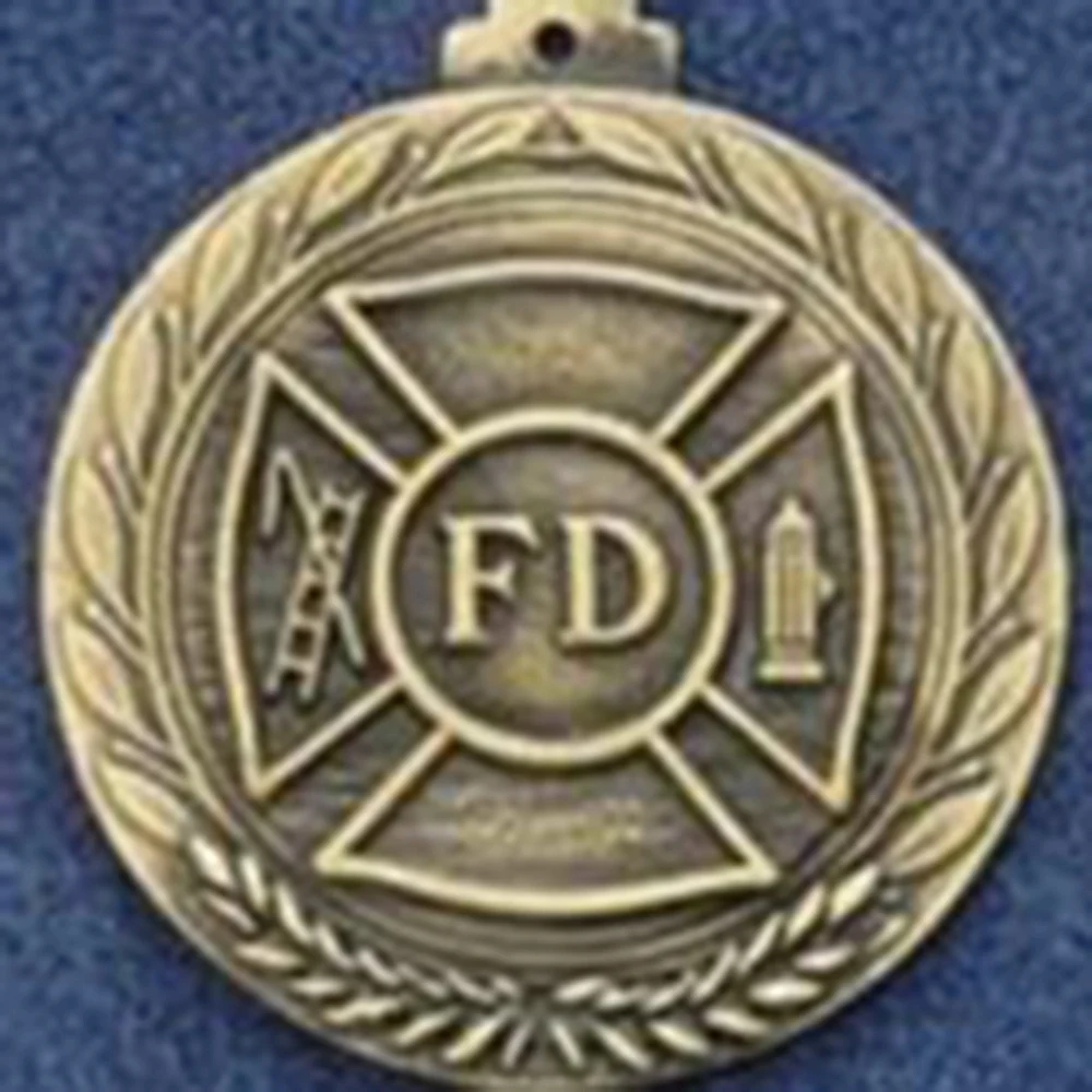2.5" Stock Cast Medallion (Fire Department) 1