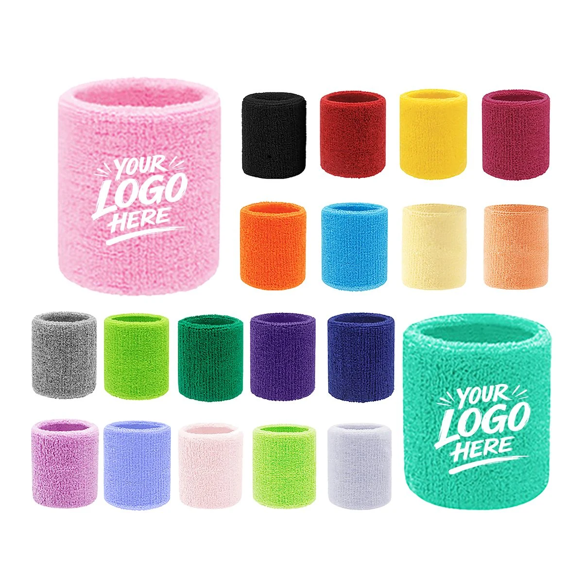 Sports Sweat Wristband Breathable Fitness Band 1