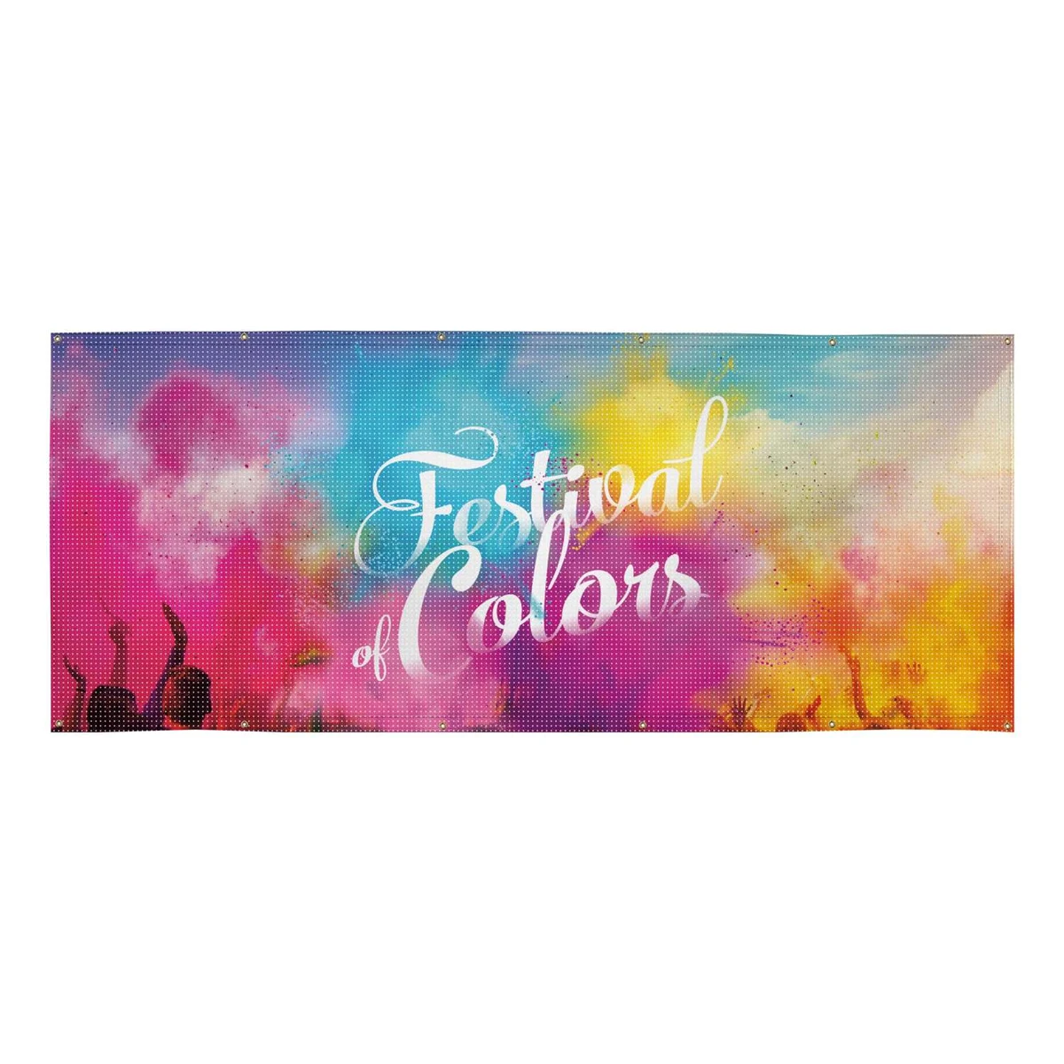 4' x 10' 9 oz. Mesh Vinyl Banner Single-Sided 1