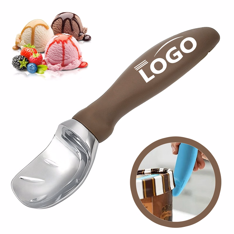 Custom Logo Dual-Purpose Ice Cream Scoop & Bottle Opener