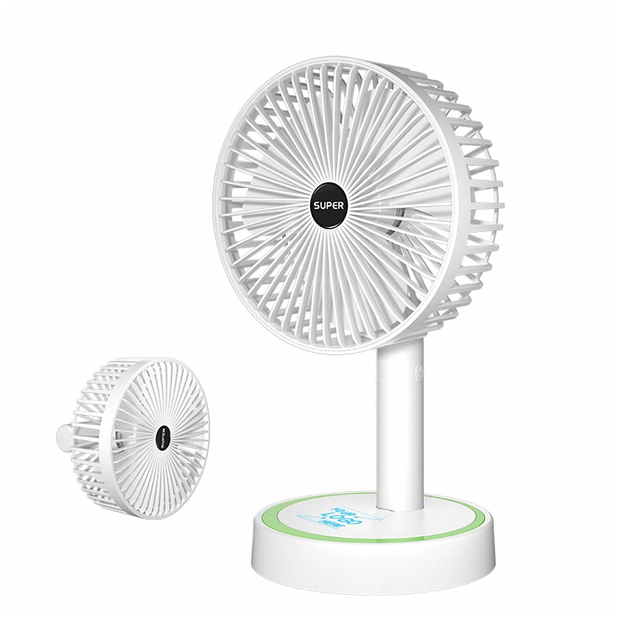 Portable Rechargeable Folding Desk Fan 1