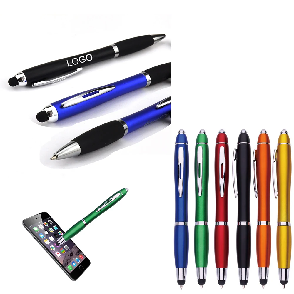 3-in-1 Capactive Touch Screen Ballpoint Pen with LED Light 1