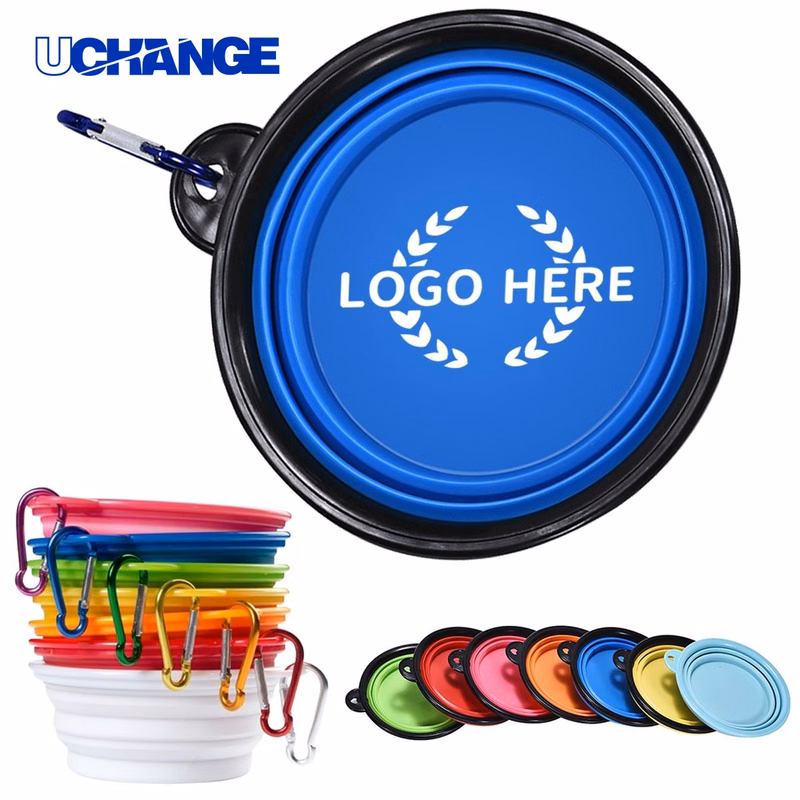 Collapsible TPE Pet Feeding Bowl for Travel Use