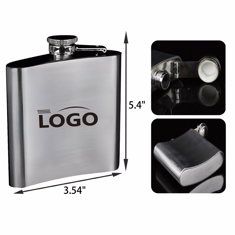 MOQ 20 PCS Durable 8 OZ Stainless Steel Hip Flask
